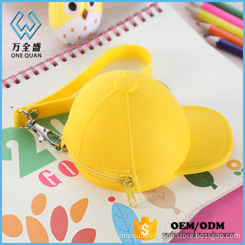 Low Price Ladies Pars Hand silicone Coin Key Holder Portable Hat Wallet